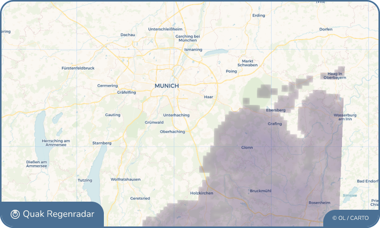 Quak Regenradar-Widget Ottobrunn