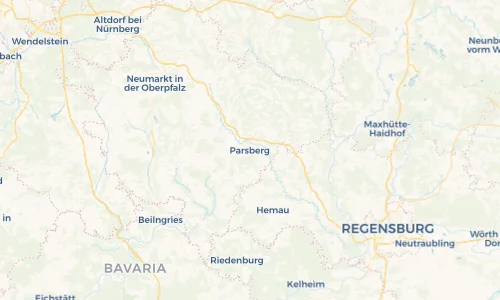 Regenradar Vorschaubild - Aktuelle Niederschläge in Parsberg und Umgebung