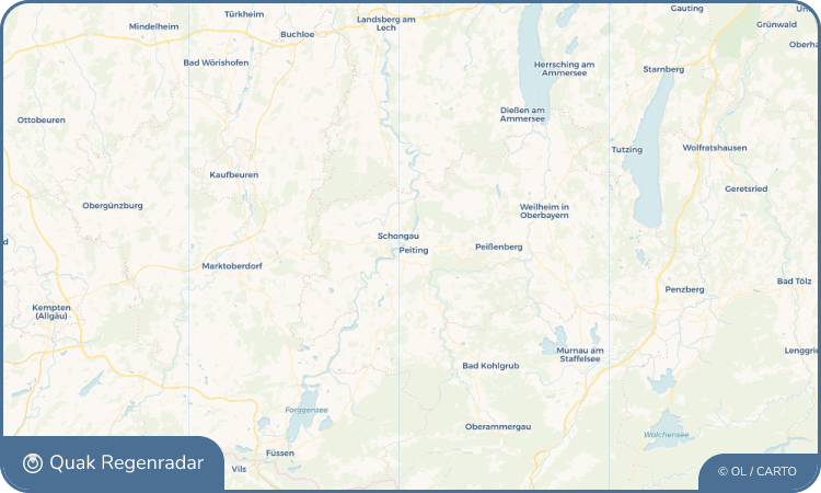 Quak Regenradar-Widget Peiting