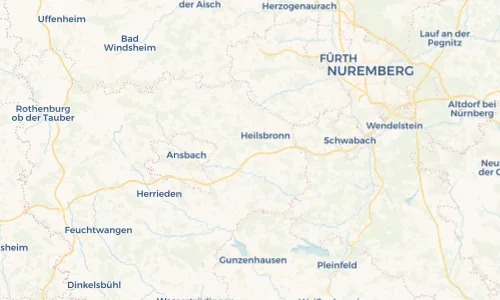 Regenradar Vorschaubild - Aktuelle Niederschläge in Petersaurach und Umgebung