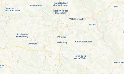 Regenradar Vorschaubild - Aktuelle Niederschläge in Pfreimd und Umgebung