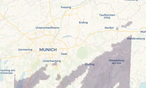 Regenradar Vorschaubild - Aktuelle Niederschläge in Poing und Umgebung