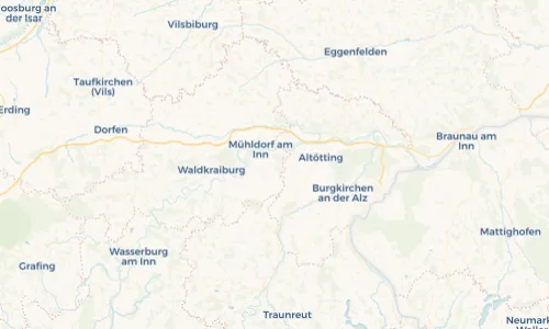 Regenradar Vorschaubild - Aktuelle Niederschläge in Polling und Umgebung