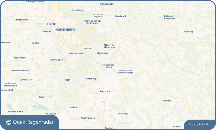 Quak Regenradar-Widget Postbauer-Heng