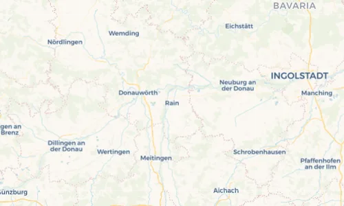 Regenradar Vorschaubild - Aktuelle Niederschläge in Rain und Umgebung