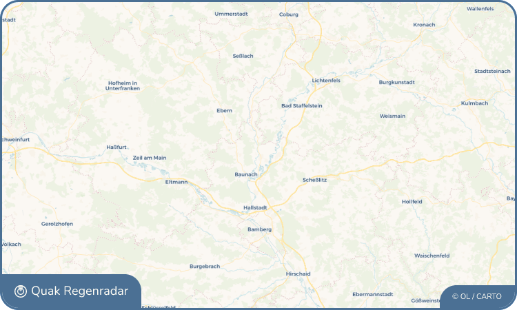 Quak Regenradar-Widget Rattelsdorf