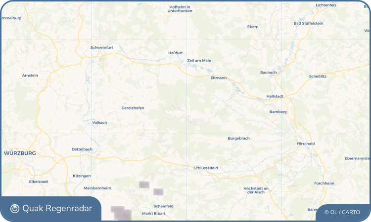 Quak Regenradar-Widget Rauhenebrach
