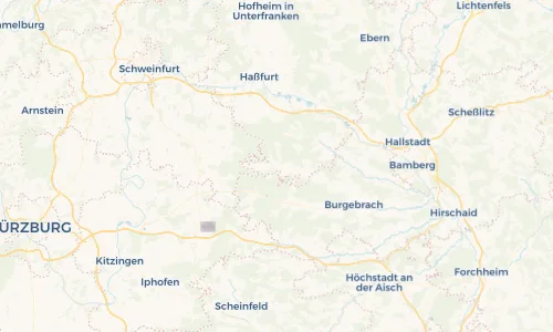 Regenradar Vorschaubild - Aktuelle Niederschläge in Rauhenebrach und Umgebung