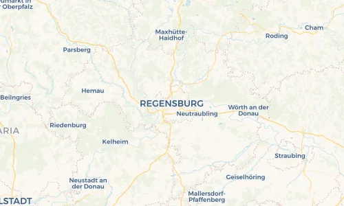 Regenradar Vorschaubild - Aktuelle Niederschläge in Regensburg und Umgebung