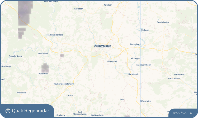 Regenradar-Widget für Reichenberg