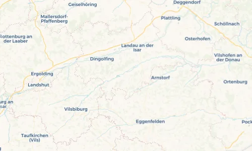 Regenradar Vorschaubild - Aktuelle Niederschläge in Reisbach und Umgebung