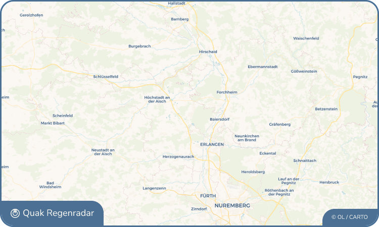 Regenradar-Widget für Röttenbach