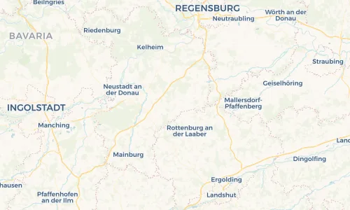 Regenradar Vorschaubild - Aktuelle Niederschläge in Rohr in Niederbayern und Umgebung
