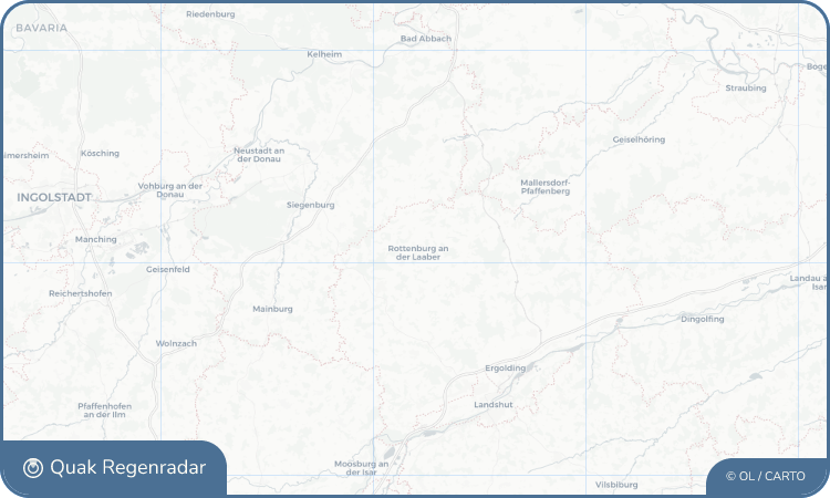 Regenradar-Widget für Rottenburg an der Laaber