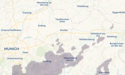 Regenradar Vorschaubild - Aktuelle Niederschläge in Sankt Wolfgang und Umgebung