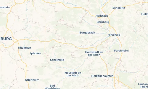 Regenradar Vorschaubild - Aktuelle Niederschläge in Schlüsselfeld und Umgebung