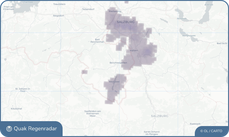 Regenradar-Widget für Schönau am Königssee