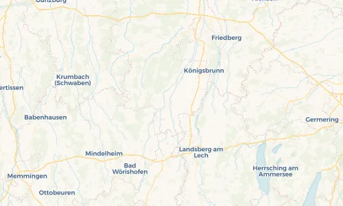 Regenradar Vorschaubild - Aktuelle Niederschläge in Schwabmünchen und Umgebung