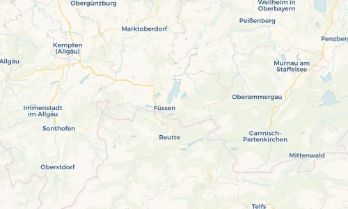 Regenradar Vorschaubild - Aktuelle Niederschläge in Schwangau und Umgebung