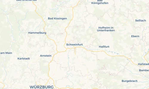 Regenradar Vorschaubild - Aktuelle Niederschläge in Schweinfurt und Umgebung
