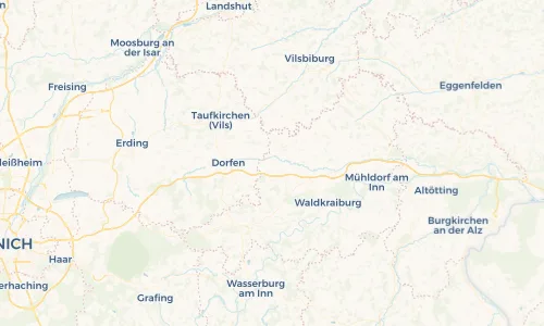 Regenradar Vorschaubild - Aktuelle Niederschläge in Schwindegg und Umgebung
