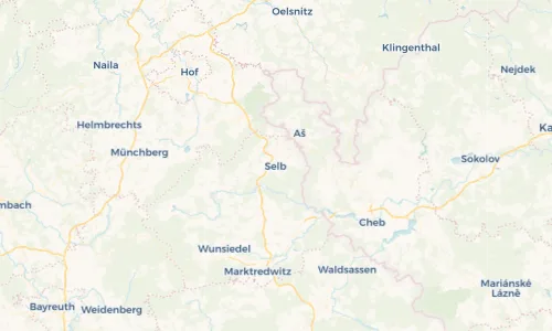 Regenradar Vorschaubild - Aktuelle Niederschläge in Selb und Umgebung