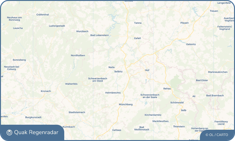 Quak Regenradar-Widget Selbitz
