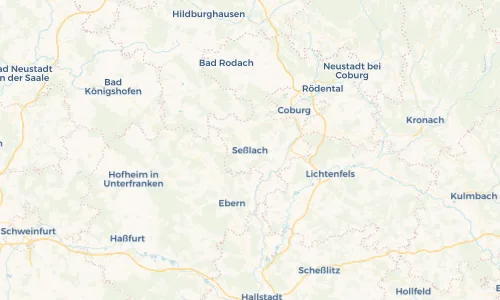 Regenradar Vorschaubild - Aktuelle Niederschläge in Seßlach und Umgebung