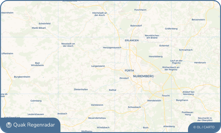 Regenradar-Widget für Seukendorf