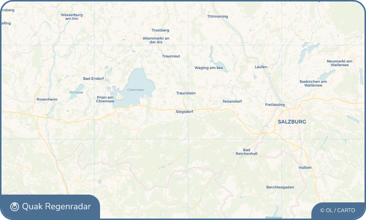 Regenradar-Widget für Siegsdorf