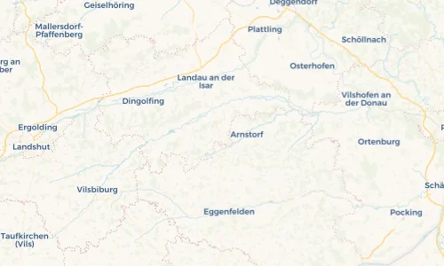 Regenradar Vorschaubild - Aktuelle Niederschläge in Simbach und Umgebung
