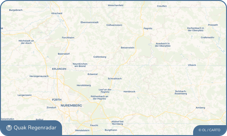 Quak Regenradar-Widget Simmelsdorf