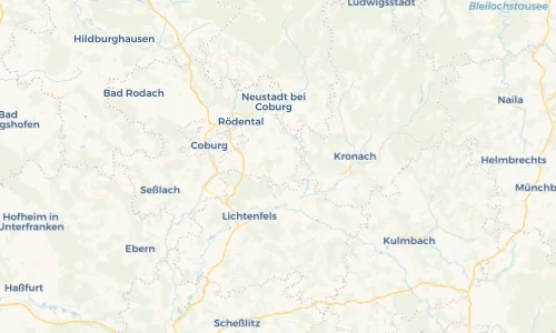 Regenradar Vorschaubild - Aktuelle Niederschläge in Sonnefeld und Umgebung