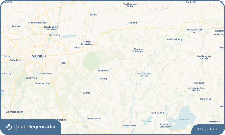 Quak Regenradar-Widget Steinhöring