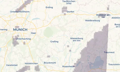 Regenradar Vorschaubild - Aktuelle Niederschläge in Steinhöring und Umgebung