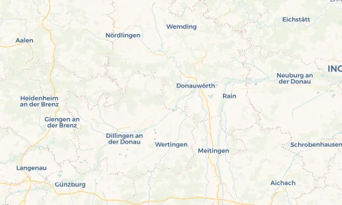 Regenradar Vorschaubild - Aktuelle Niederschläge in Tapfheim und Umgebung