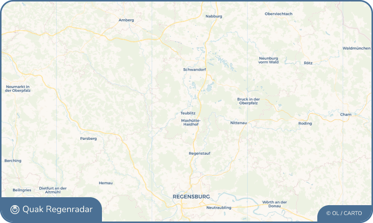 Quak Regenradar-Widget Teublitz