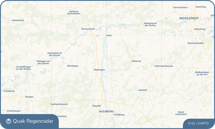 Quak Regenradar-Widget Thierhaupten