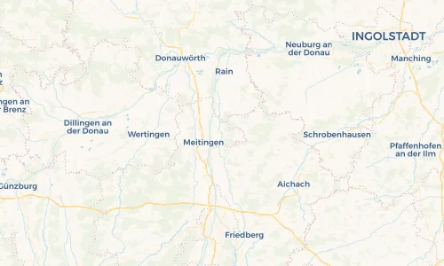 Regenradar Vorschaubild - Aktuelle Niederschläge in Thierhaupten und Umgebung