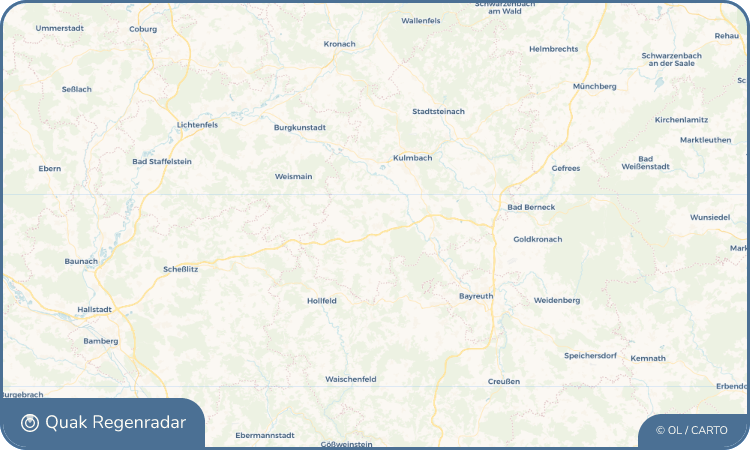 Regenradar-Widget für Thurnau
