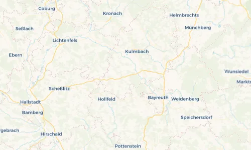 Regenradar Vorschaubild - Aktuelle Niederschläge in Thurnau und Umgebung