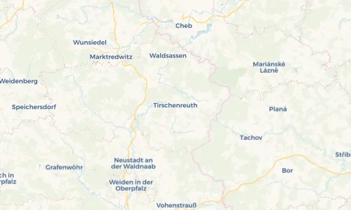 Regenradar Vorschaubild - Aktuelle Niederschläge in Tirschenreuth und Umgebung