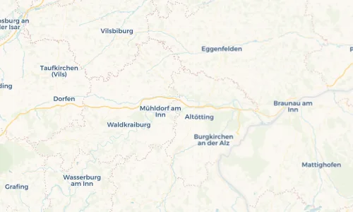 Regenradar Vorschaubild - Aktuelle Niederschläge in Töging am Inn und Umgebung