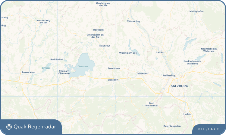 Regenradar-Widget für Traunstein