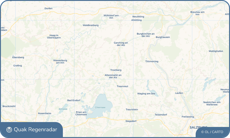Regenradar-Widget für Trostberg