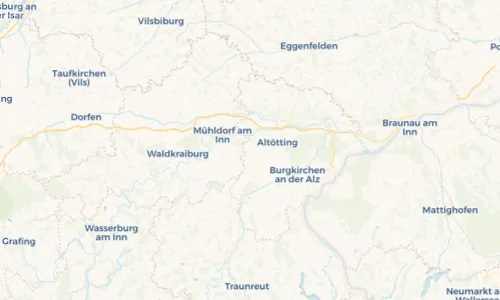 Regenradar Vorschaubild - Aktuelle Niederschläge in Tüßling und Umgebung