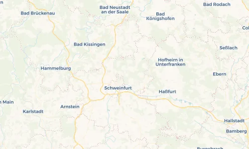 Regenradar Vorschaubild - Aktuelle Niederschläge in Üchtelhausen und Umgebung
