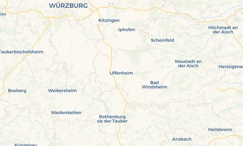 Regenradar Vorschaubild - Aktuelle Niederschläge in Uffenheim und Umgebung