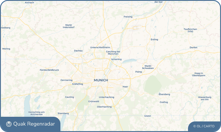 Regenradar-Widget für Unterföhring