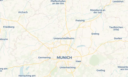 Regenradar Vorschaubild - Aktuelle Niederschläge in Unterschleißheim und Umgebung